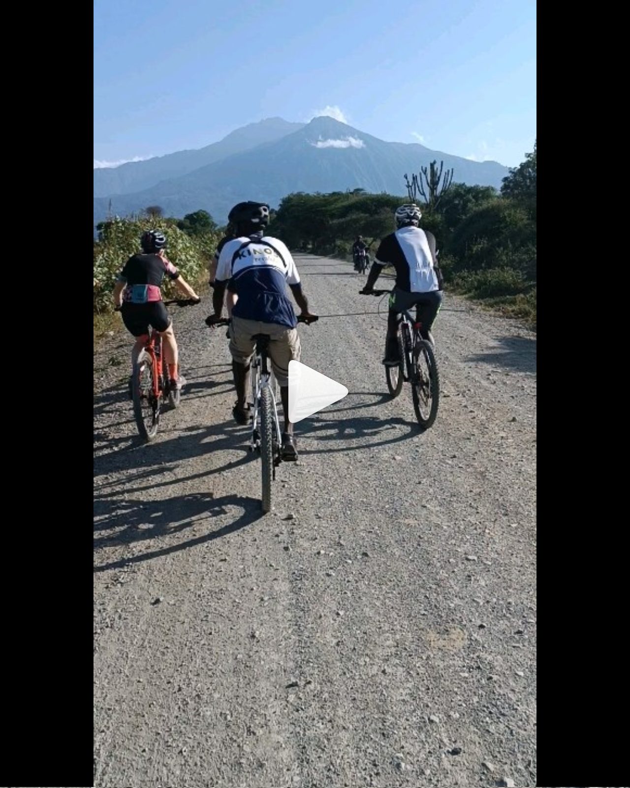 Cycling near Mount Meru reel